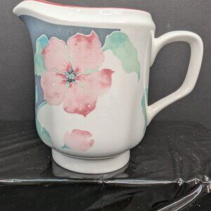 Sango Quadrille Semi Porcelain 214641 Savannah Pattern Creamer by Joan Luntz
